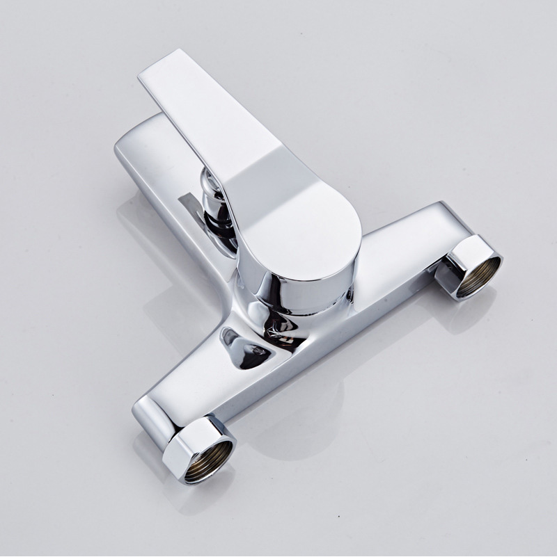 Square Bathtub Shower Faucets Floor Standing Faucet Hot Cold Water Tap
