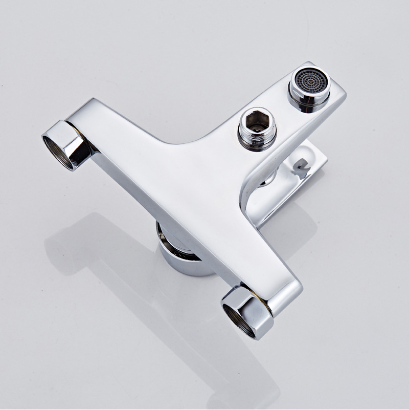Square Bathtub Shower Faucets Floor Standing Faucet Hot Cold Water Tap