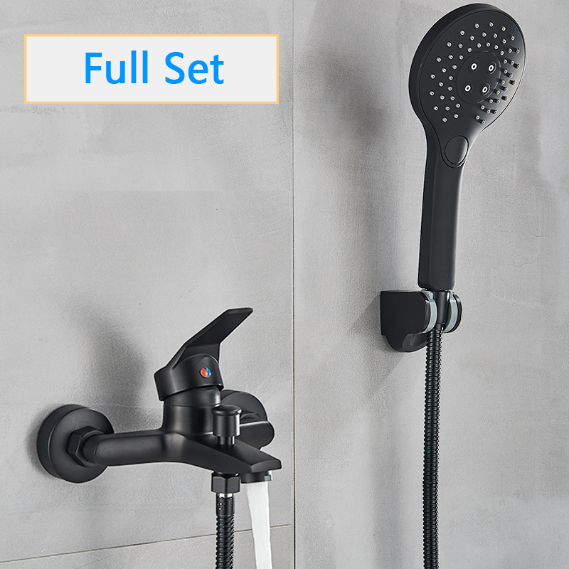 Square Bathtub Shower Faucets Floor Standing Faucet Hot Cold Water Tap
