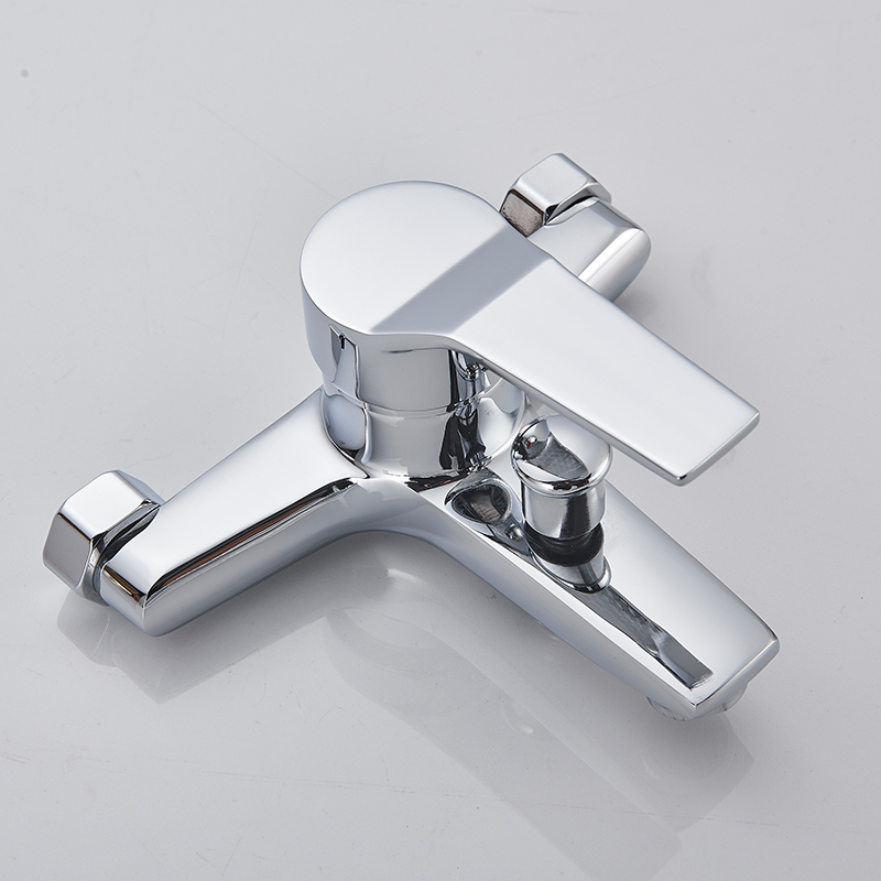 Square Bathtub Shower Faucets Floor Standing Faucet Hot Cold Water Tap
